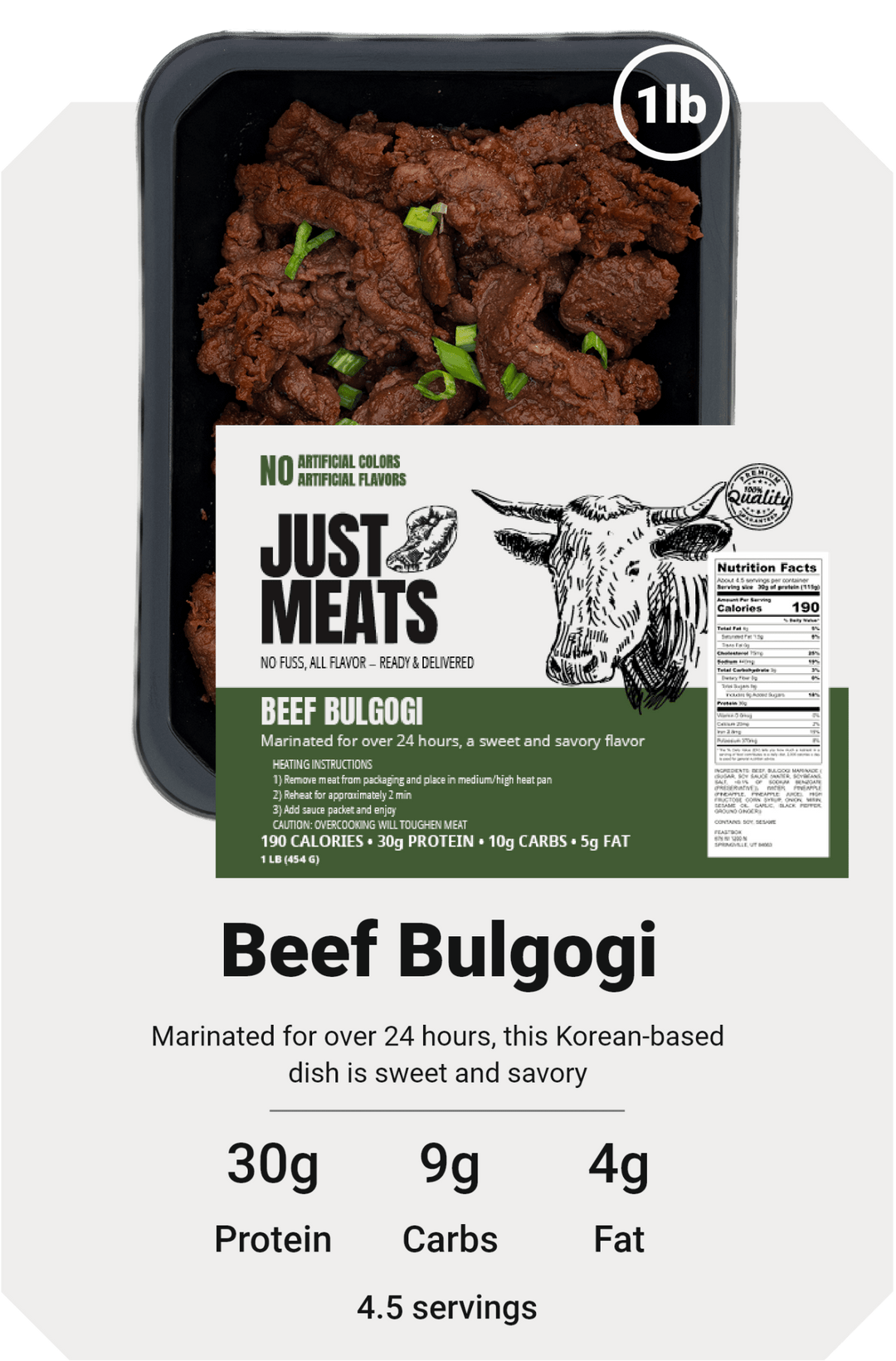 Beef Bulgogi – Just Meats